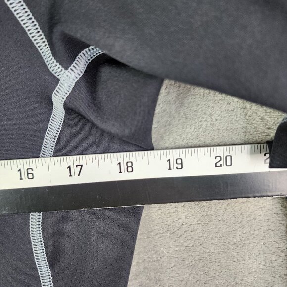 Mens Black Under Armour HeatGear Compression Shirt Long Sleeve Crew Neck Size L - Picture 9 of 11